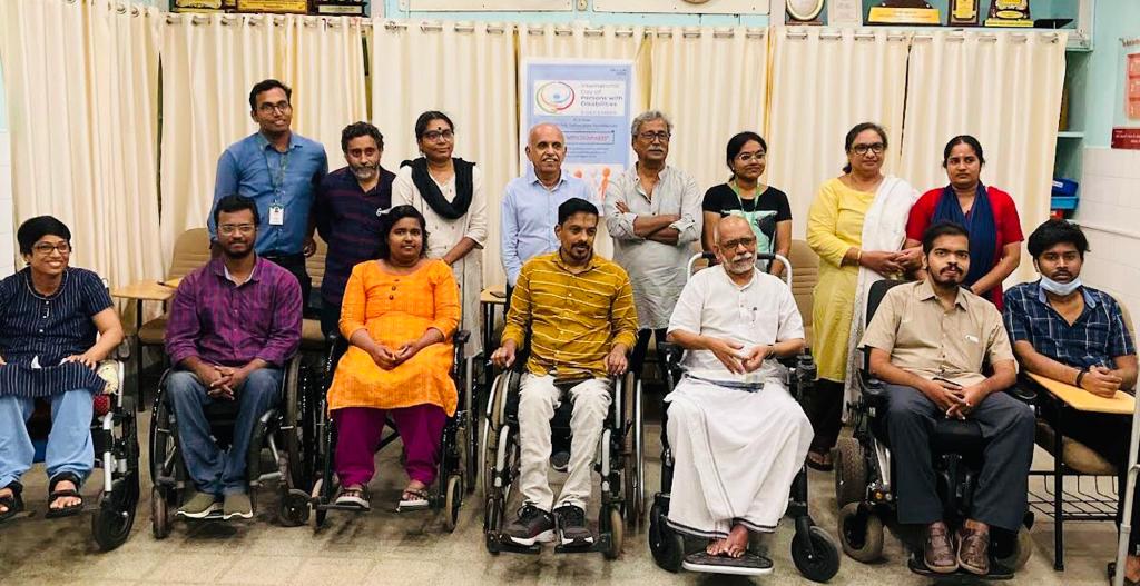 Tea with dignitaries - people with disabilities and others committed to create an inclusive world.