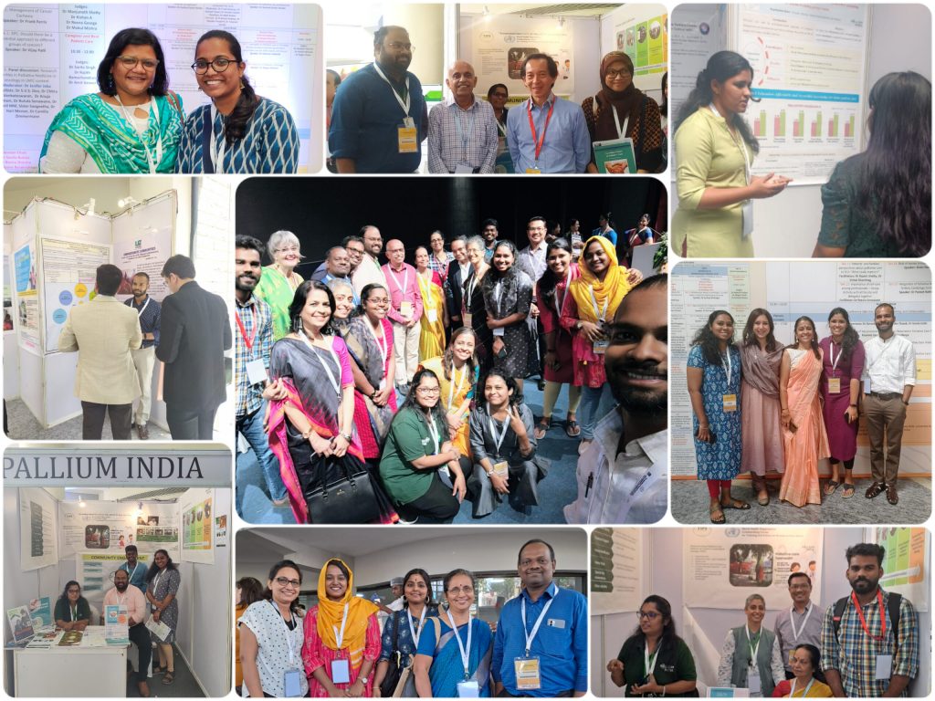 Pallium India team members at IAPCON 2023, Bengaluru, Feb 10-12
