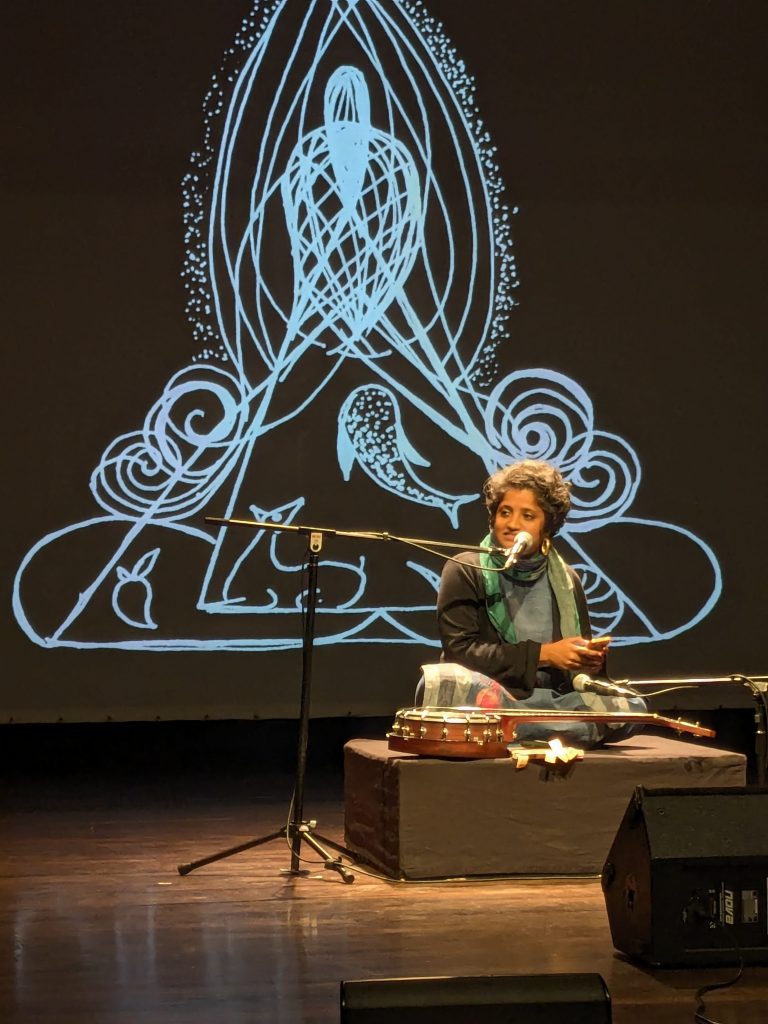 Bindhumalini performing at the festival