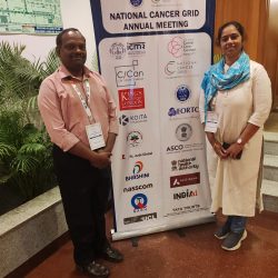 Dr. Shanmugapriya and Dr. Sunil at the NCD Annual Meeting